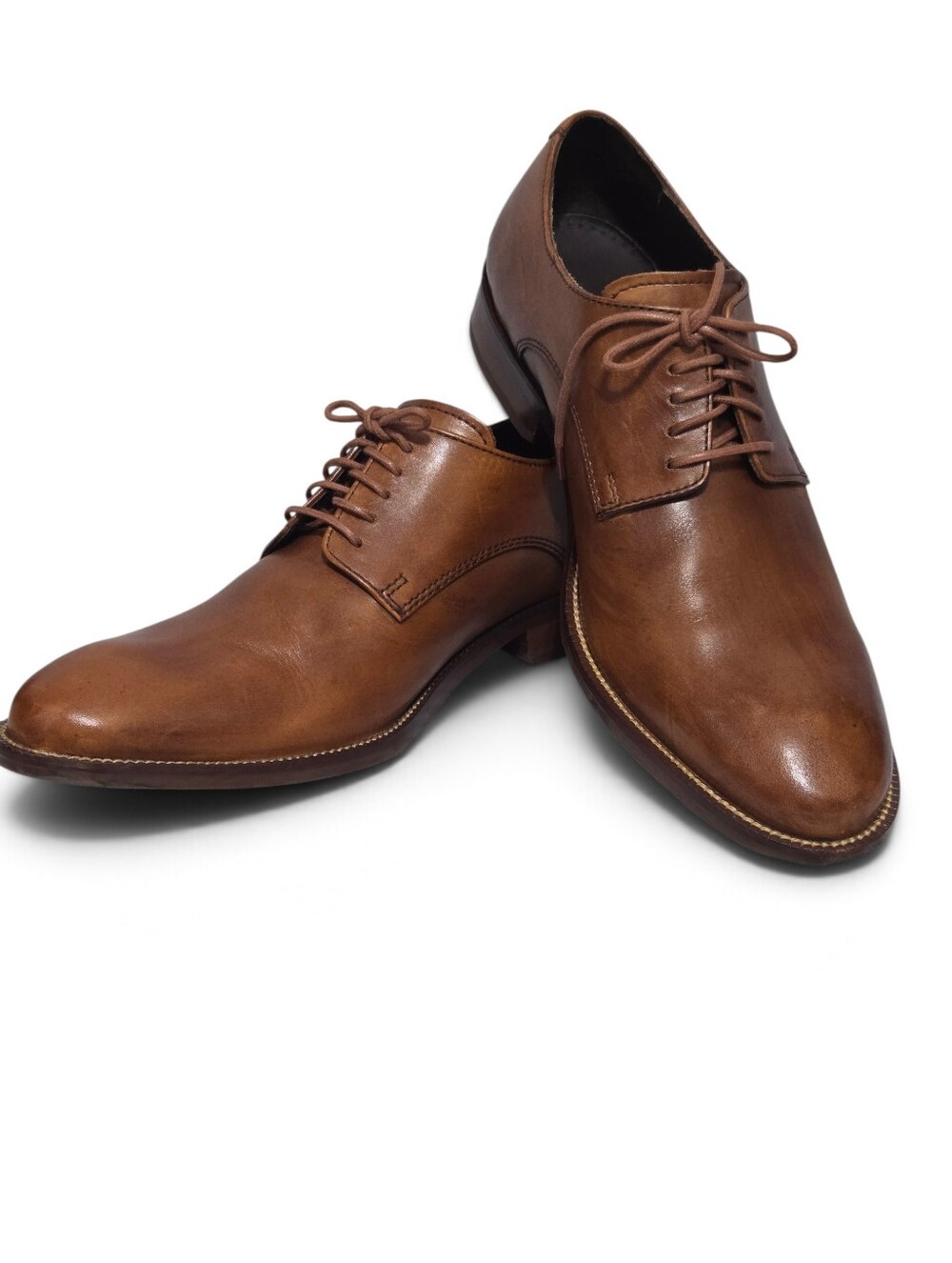 Cole Haan Williams British Tan Mens Leather Oxfords Dress Shoes C12204 8 M